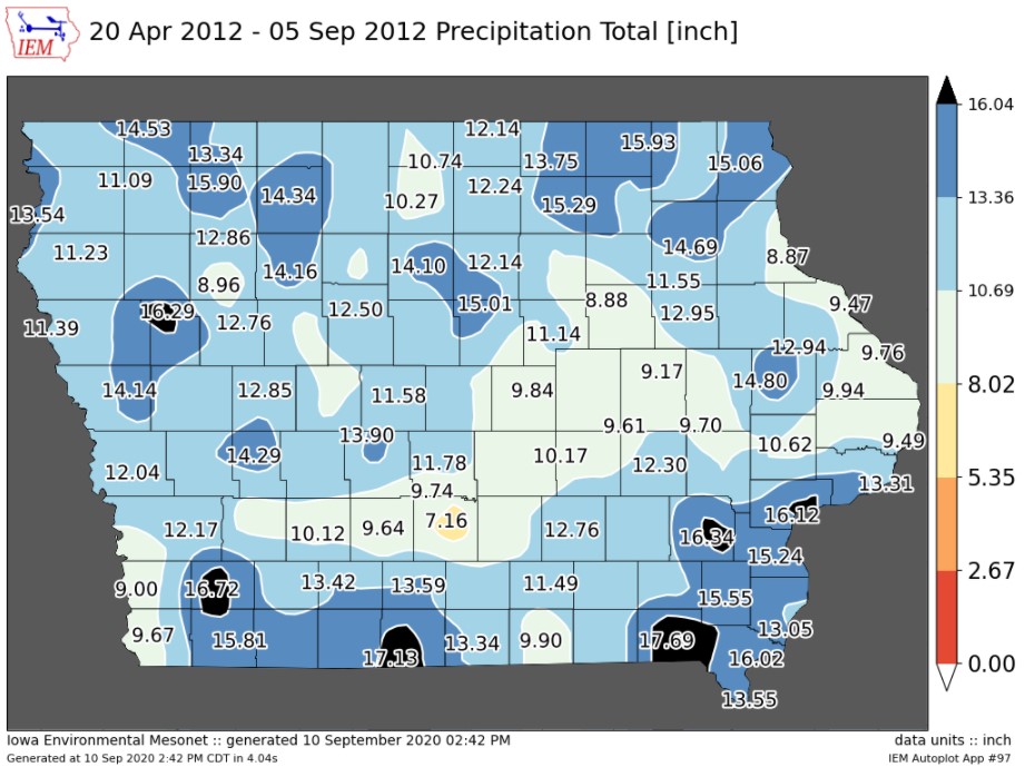 2012 Rainfall